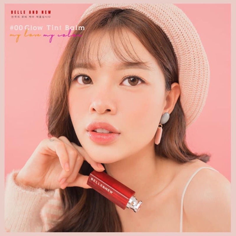 Son dưỡng môi có màu Belle & New - Glow Tint Blam Liisptick( chính hãng Hàn Quốc)