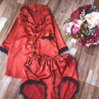 Đồ bộ satin lụa đùi