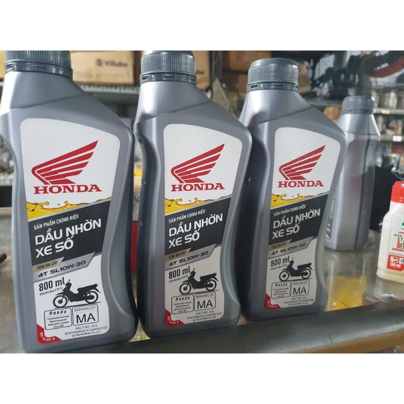 DẦU NHỚT HONDA 800ML - 10W - 30 dùng cho xe số