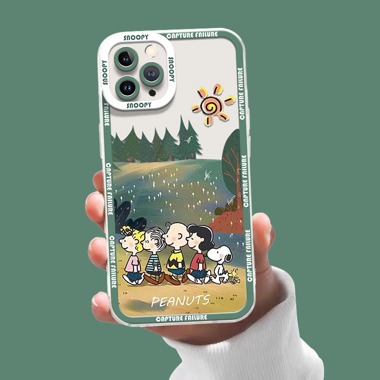 Ốp Điện Thoại Silicon TPU Mềm Trong Suốt In Họa Tiết Dễ Thương Cho IPhone 12 13 Pro 6 6S 7 8 Plus X XS XR 11 Pro Max