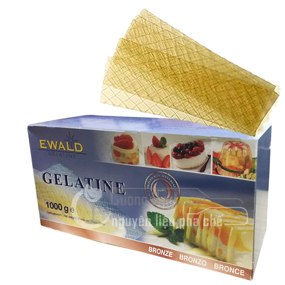 Lá Gelatine (10 Lá)