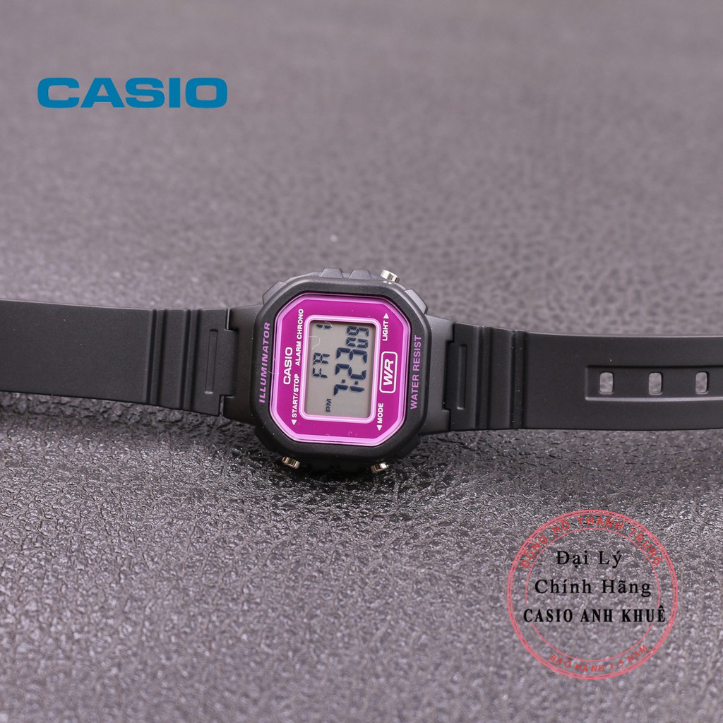 Đồng hồ điện tử nữ Casio LA-20WH-4ADF dây nhựa