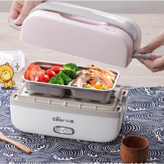 (TẶNG THÌA ĐŨA INOX) HỘP CƠM CẮM ĐIỆN CAO CẤP BEAR DHF-B10J2