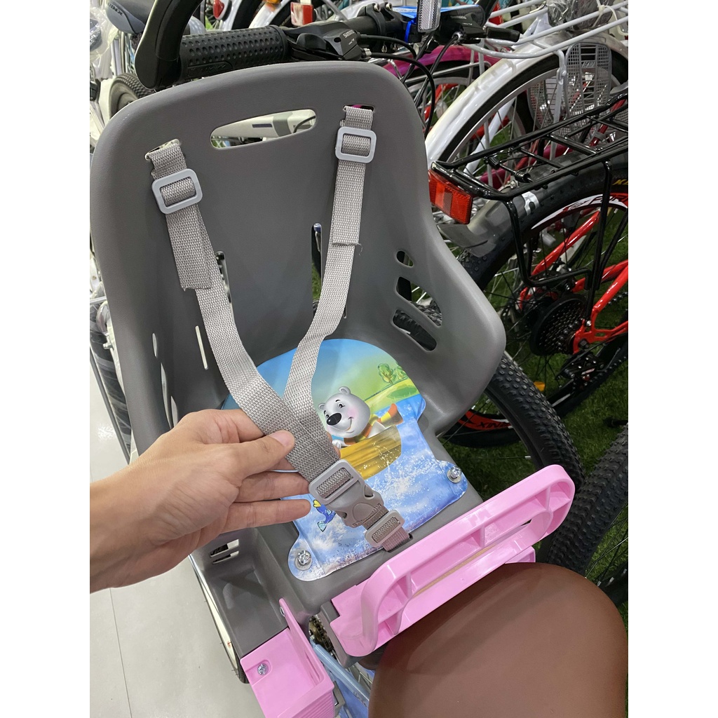 Ghế ngồi xe đạp bằng nhựa Song Long cho bé,ghế xe đạp song long 2646
