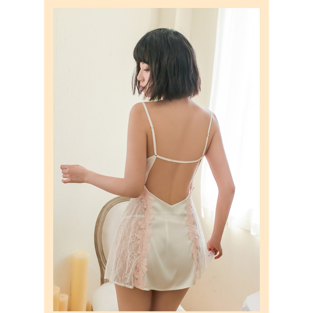 ♥️[HCM GIAO NHANH 30 phút] ♥️ [LL 685] váy ngủ sexy phối ren hông - đồ ngủ gợi cảm CÔ CHỦ NHỎ CHUYÊN SỈ