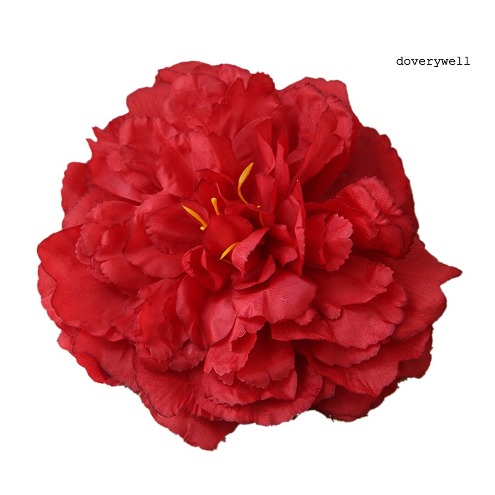 1 Bông Hoa Mẫu Đơn Nhân Tạo 16cm Trang Trí Tiệc Cưới