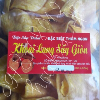 KHOAI LANG SẤY GIÒN ĐÀ LẠT 200gr chỉ 30k