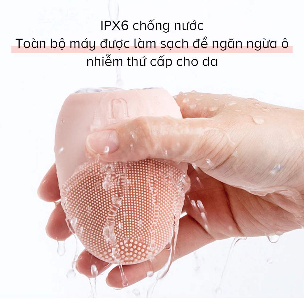 Máy Rửa Mặt Bằng Silicon Làm Sạch Sâu NV0001 Miniso-Hàng chính hãng