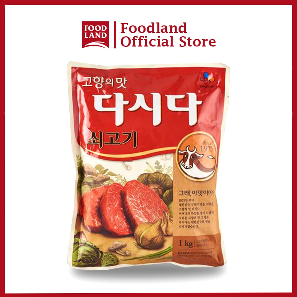 Hạt Nêm Bò Dasida CJ 1kg - Bột bò Hàn Quốc- nấu canh - Foodland