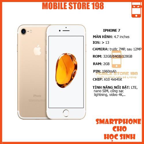 [HOT] Điện Thoại Iphone 7 LOCK Đã Lên Quốc Tế Chính Hãng CHƠI GAME TỐT, TIKTOK, FACEBOOK, KHÔNG NGHE GỌI