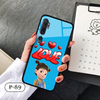 Ốp lưng kính 3D Xiaomi Mi Note 10/ Note 10 Pro-cute