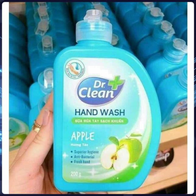 Nước rửa tay Dr Clean hương hoa quả, Nước rửa tay diệt khuẩn - Hàng chính hãng, đánh bay vi khuẩn ,,