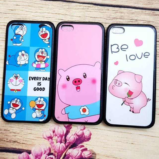 Ốp lưng iPhone 5/5s/SE viền dẻo lưng bóng hình 6D cực đẹp