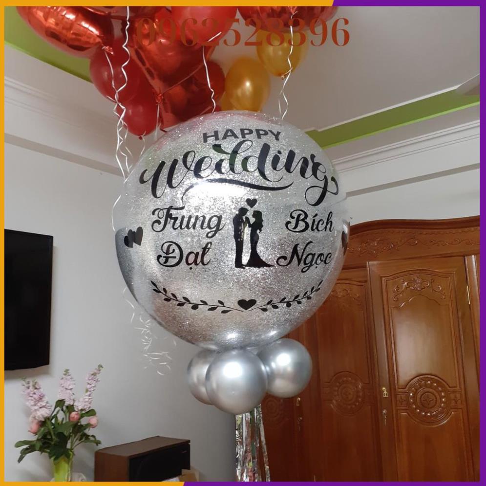 Bóng trái❤️tim tráng nhôm (25cm) nhiều mầu