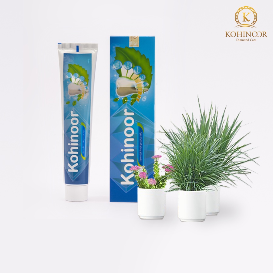 Kem đánh răng dược liệu KOHINOOR trắng răng 100g