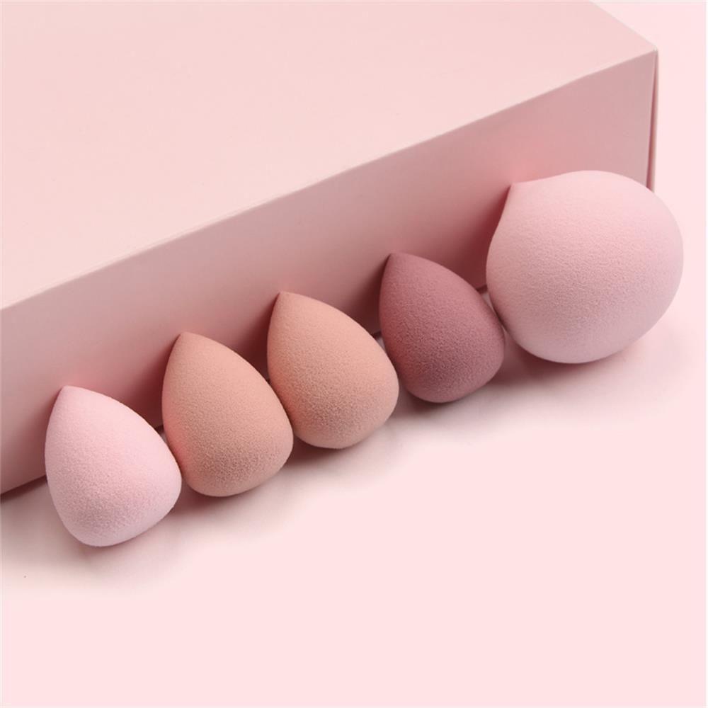 Set 5 Mút Tán Kem Nền Trang Điểm Hình Quả Trứng Độc Đáo