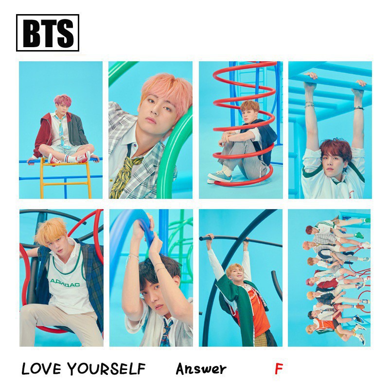 Set card BTS trong suốt Love Yourself Answer S-E-L-F