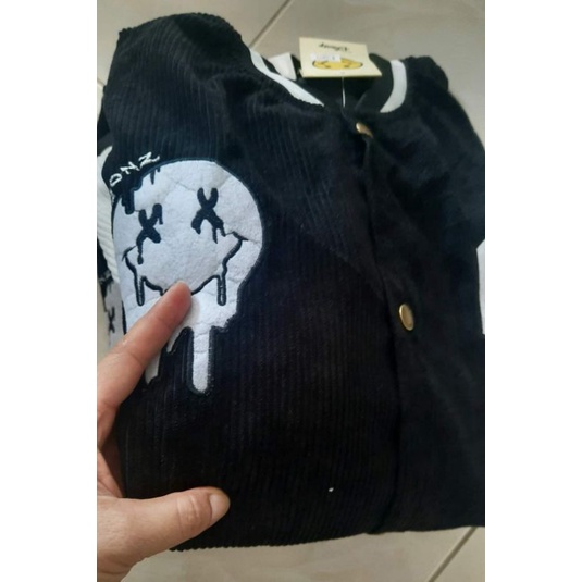Áo Khoác Bomber Nam Nữ Chất Nỉ gân