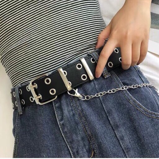 Dây Lưng Kèm Xích Siêu Cá Tính_Xưởng May Quang Anh
