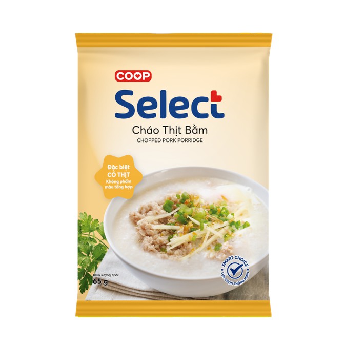 Cháo thịt bằm Co.op Select 65 g