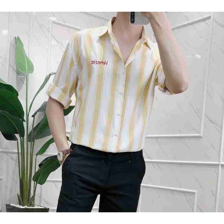 Áo Sơ Mi Kẻ Sọc Nam Tay Dài ANH DUY SHOP SMS05