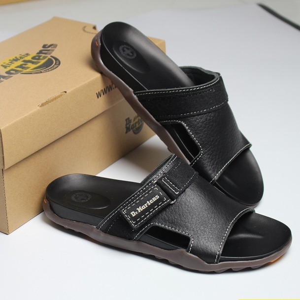 nước nam Dép Dr Martens Quai Ngang . Dép Da Quai Bản Thailand