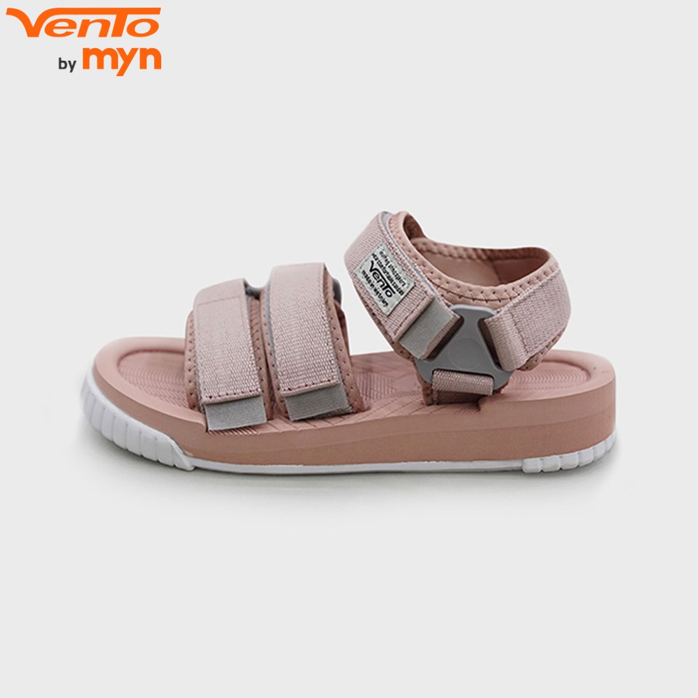 Giày Sandal Nữ Vento 9801 Dark Red Quai ngang