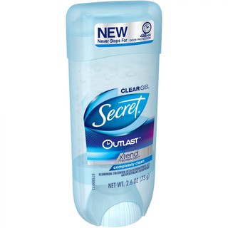 Lăn khử mùi dạng Gel Secret Clear XTend dành cho nữ Mỹ 73gr