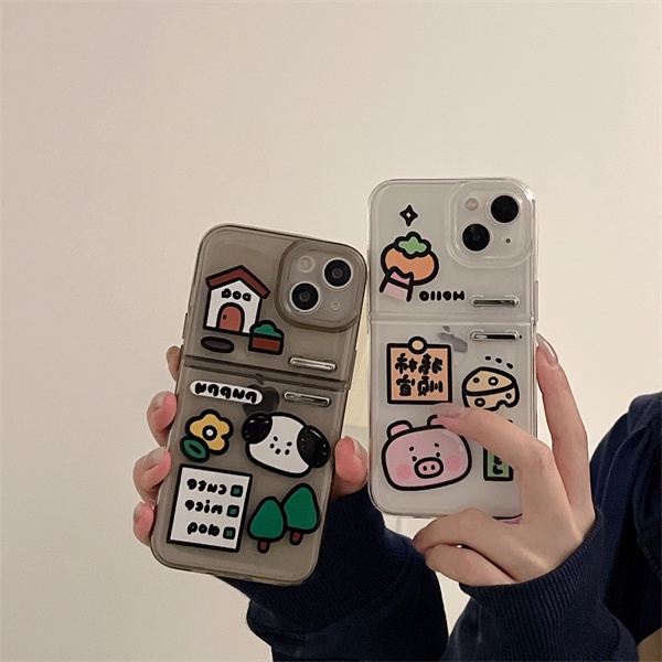 Ốp Điện Thoại Silicon Mềm Trong Suốt In Hình Heo Hoạt Hình Cho iPhone 13 13 Pro Max 12 12Pro 12ProMax 1111ProMax X