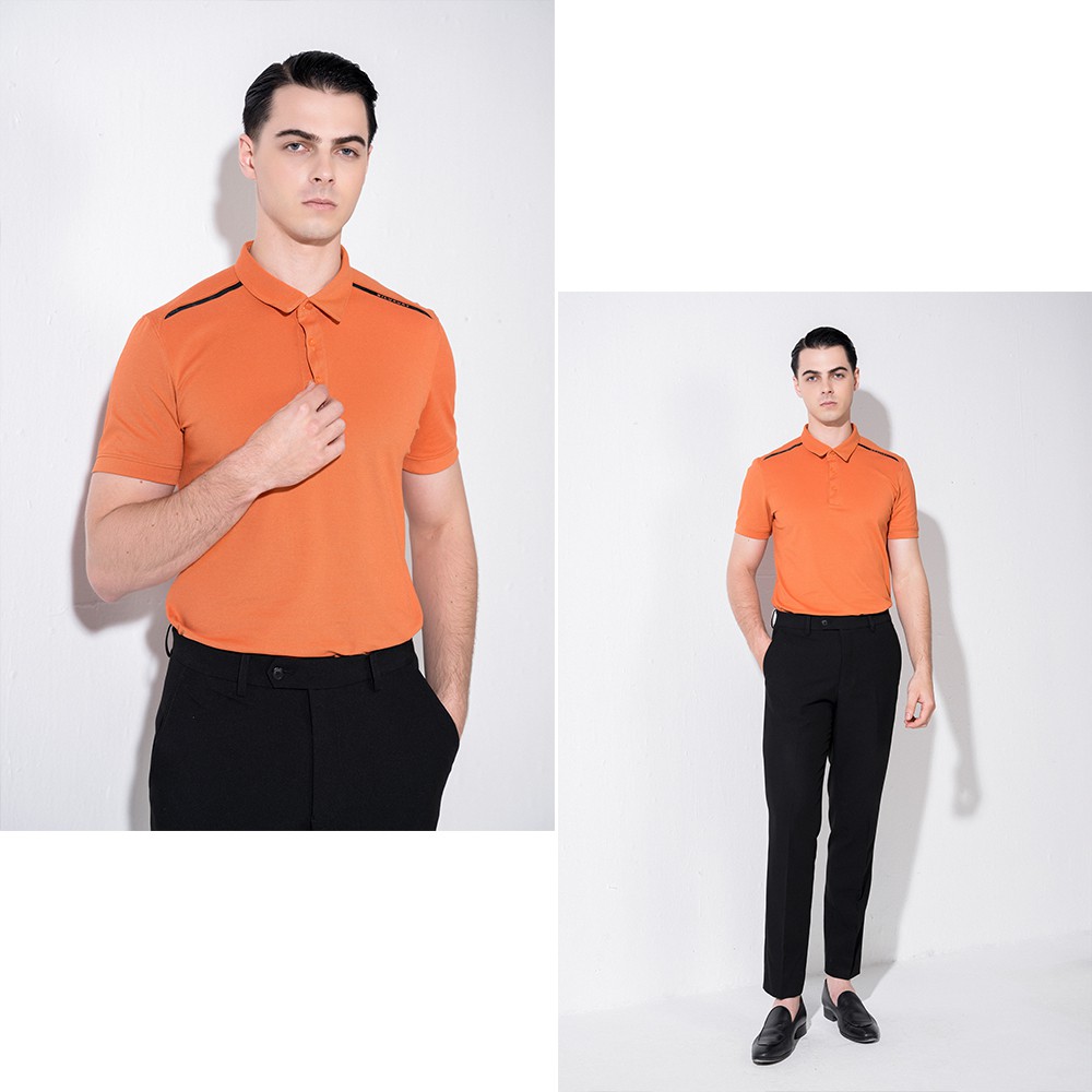 Áo polo nam Biluxury thun có cổ cotton kiểu dáng thể thao trẻ trung lịch lãm 5APCT006CAM | BigBuy360 - bigbuy360.vn