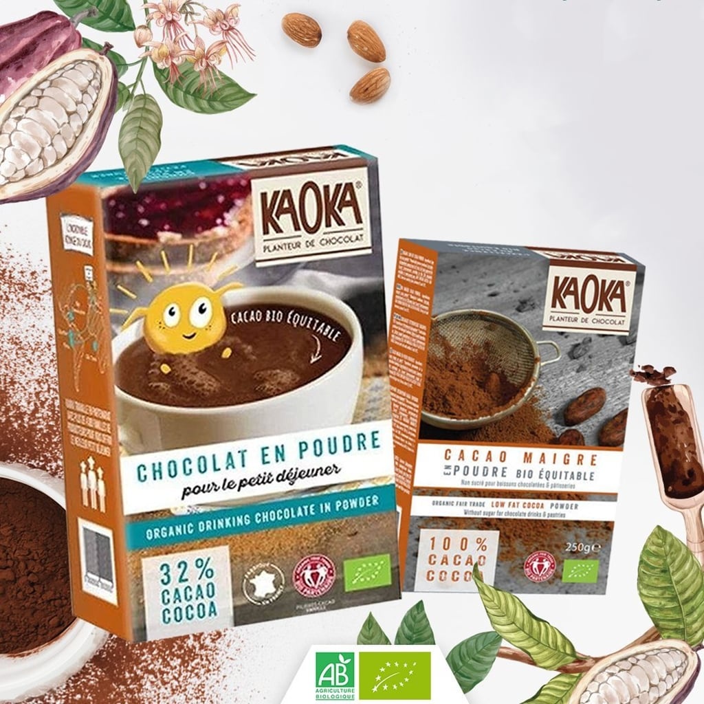 Bột Cacao hữu cơ Kaoka 400g