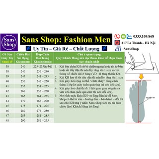 Giày Da Bò Giầy Da Thật Giày Tây Nam Sans115