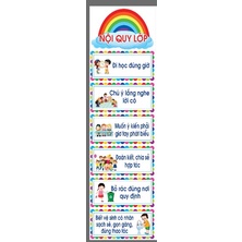 Decal góc mầm non - NỘI QUY LỚP HỌC