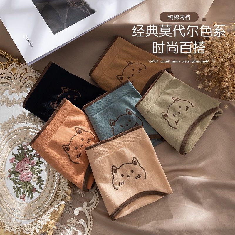 Bộ 4 Quần Lót Nữ Kháng Khuẩn Không Đường May