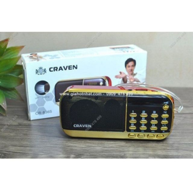 loa nghe pháp craver 836s 2 pin xịn