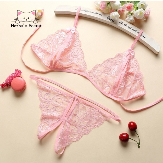【Trong kho】Herbe‘s Secret Đồ lót gợi cảm bộ đồ lót  đồ ngủ sexy  ren nữ cosplay sexy lingerie đồ sexy nữ gợi cảm | BigBuy360 - bigbuy360.vn