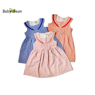 Đầm Sọc Cổ Thủy Thủ Bé Gái BabyBean