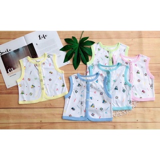 Áo khoác khỉ sát nách giữ ấm ngực cho bé sơ sinh