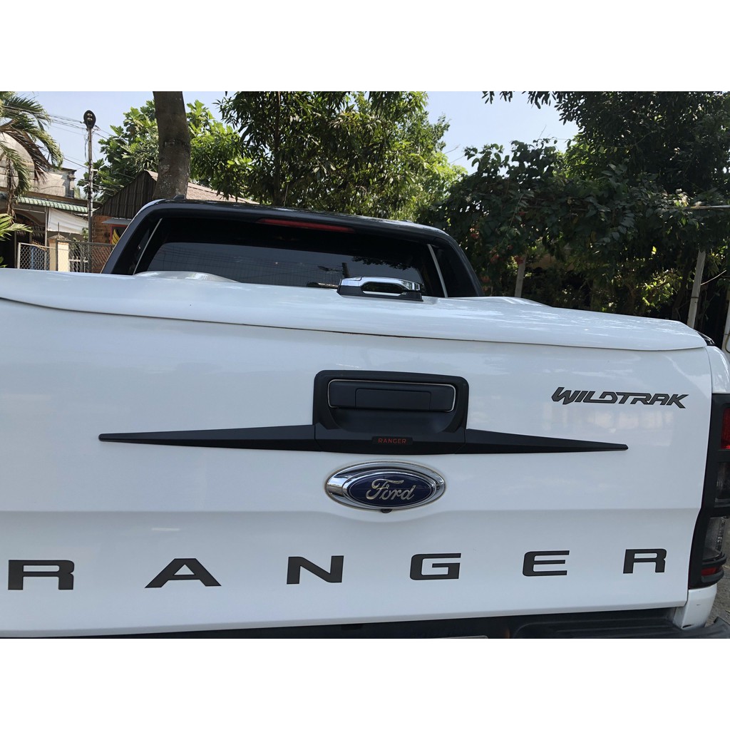 Bộ ốp Pha + hậu +tay + hõm+ Hõm cốp + nắp xăng Nhựa đen Ford Ranger 2015-2021