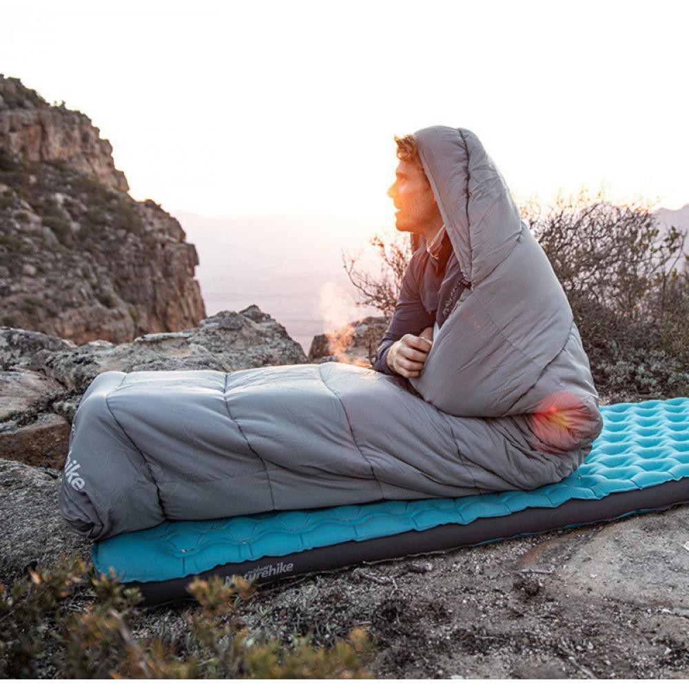 Túi ngủ cotton cao cấp có mũ trùm đầu du lịch dã ngoại văn phòng Naturehike NH20MSD02 - M180 M300 M400