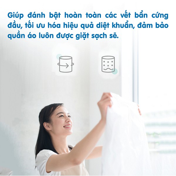 [Bản cảm ứng]: Máy giặt mini Doux Lux tia UV diệt khuẩn giặt quần áo riêng cho bé màu trắng - hồng