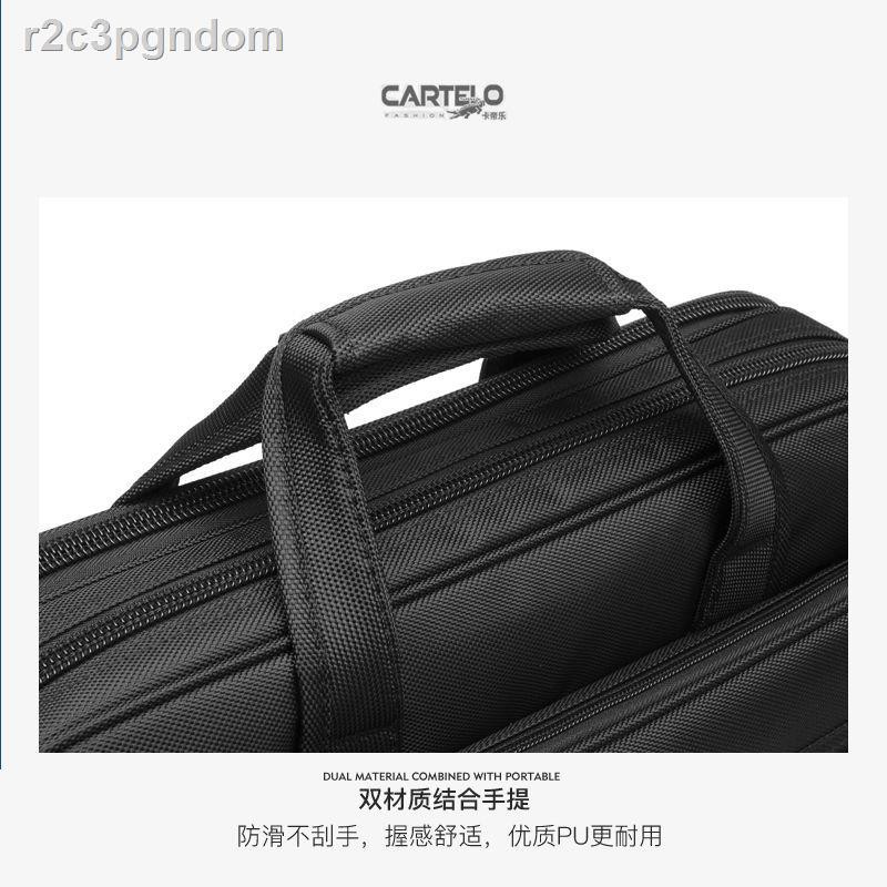 Cặp nam chính hãng Kadi Le Crocodile Túi đựng máy tính 15 inch dung tích lớn messenger xách nhiều lớp | BigBuy360 - bigbuy360.vn