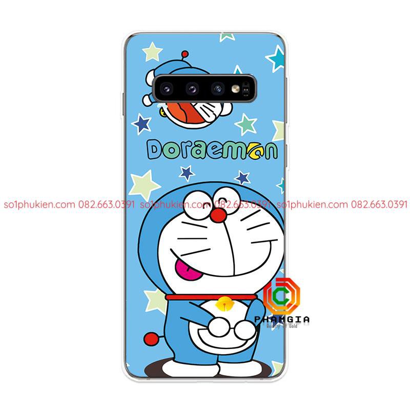 Ốp Lưng Samsung Galaxy S9 S9+ S10 S10+ Plus S10e S10 Lite dẻo in hình Doraemon đẹp