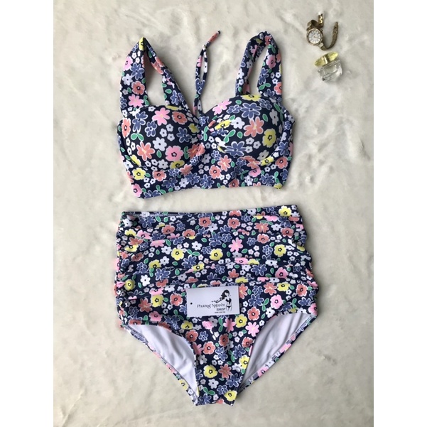 Đồ bơi bikini 2 mảnh gọng nâng ngực quần cạp cao HÀNG CAO CẤP hình chụp thật