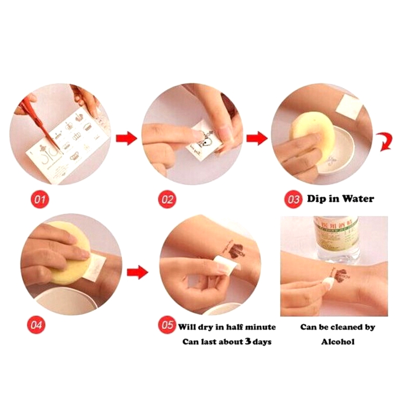 [Hàng mới về] Hình xăm dán tạm thời chống nước hình bướm quyến rũ