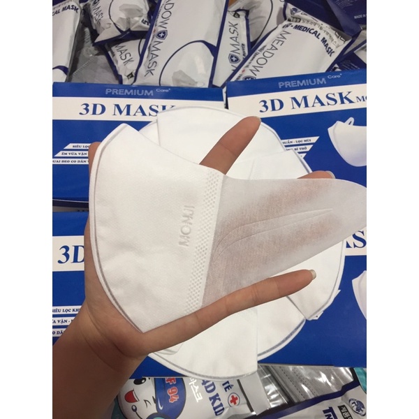 Khẩu trang 3D Mask Monji công nghệ dập Nhật Bản hộp 50 cái