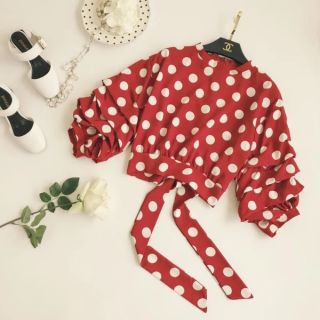 Áo kiểu chấm bi Quảng Châu