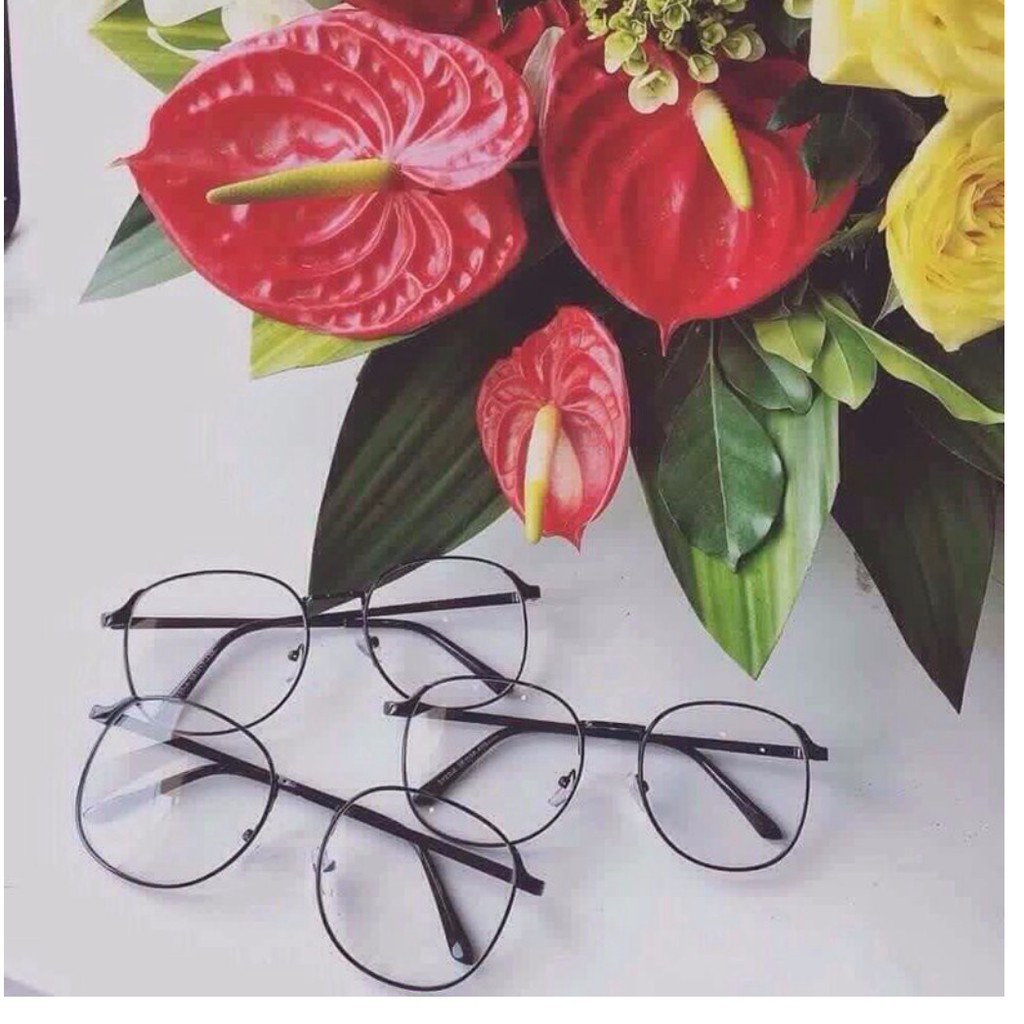 [SALE] Kính Ngố Gọng Tròn Unisex Thời Trang