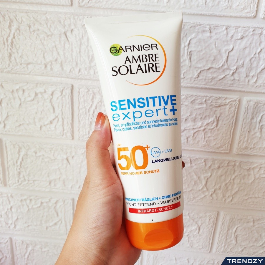 [ HÀNG ĐỨC CHÍNH HÃNG ] Kem Chống Nắng Garnier Ambre Solaire Sensitive Expert SPF 50+, 200ml