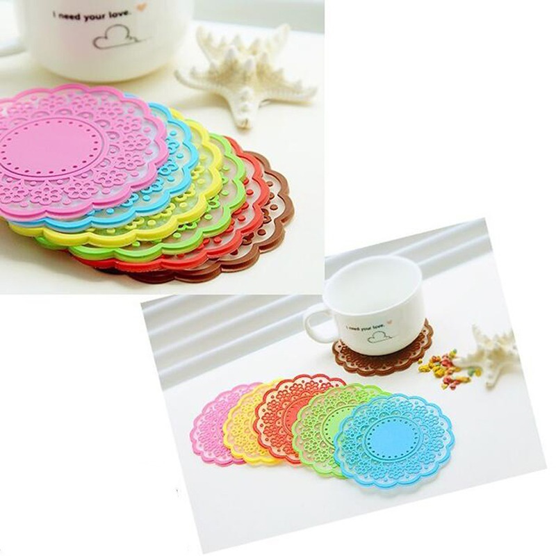 Miếng lót cốc cách nhiệt chống trượt từ PVC